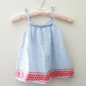 Toughskins cotton stripe dress